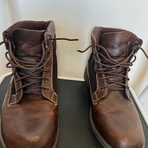 Bass Brown Leather Work Boots